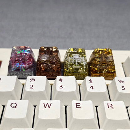 Ancient Egypt Temples Resin Handmade Artisan Keycap 1u