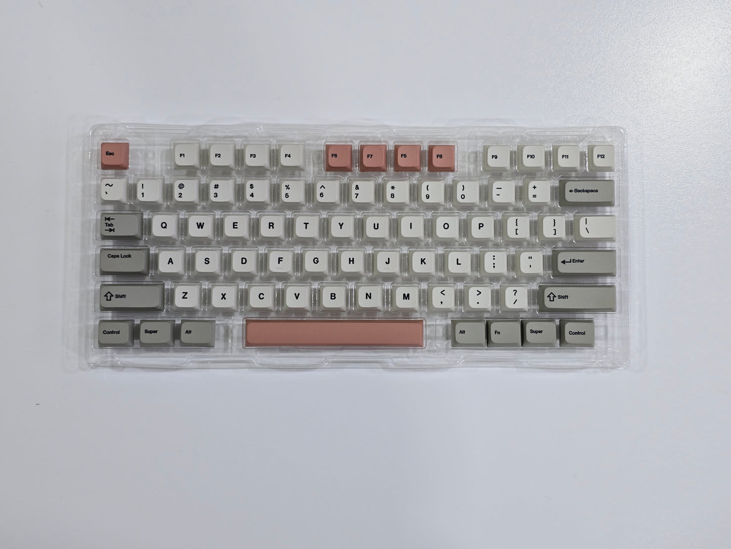 Retro XDA PBT Keycaps BB Version