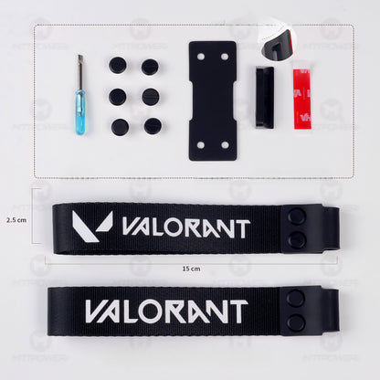 Valorant Topography Wooting Style Ribbon Straps Kit For Keyboard