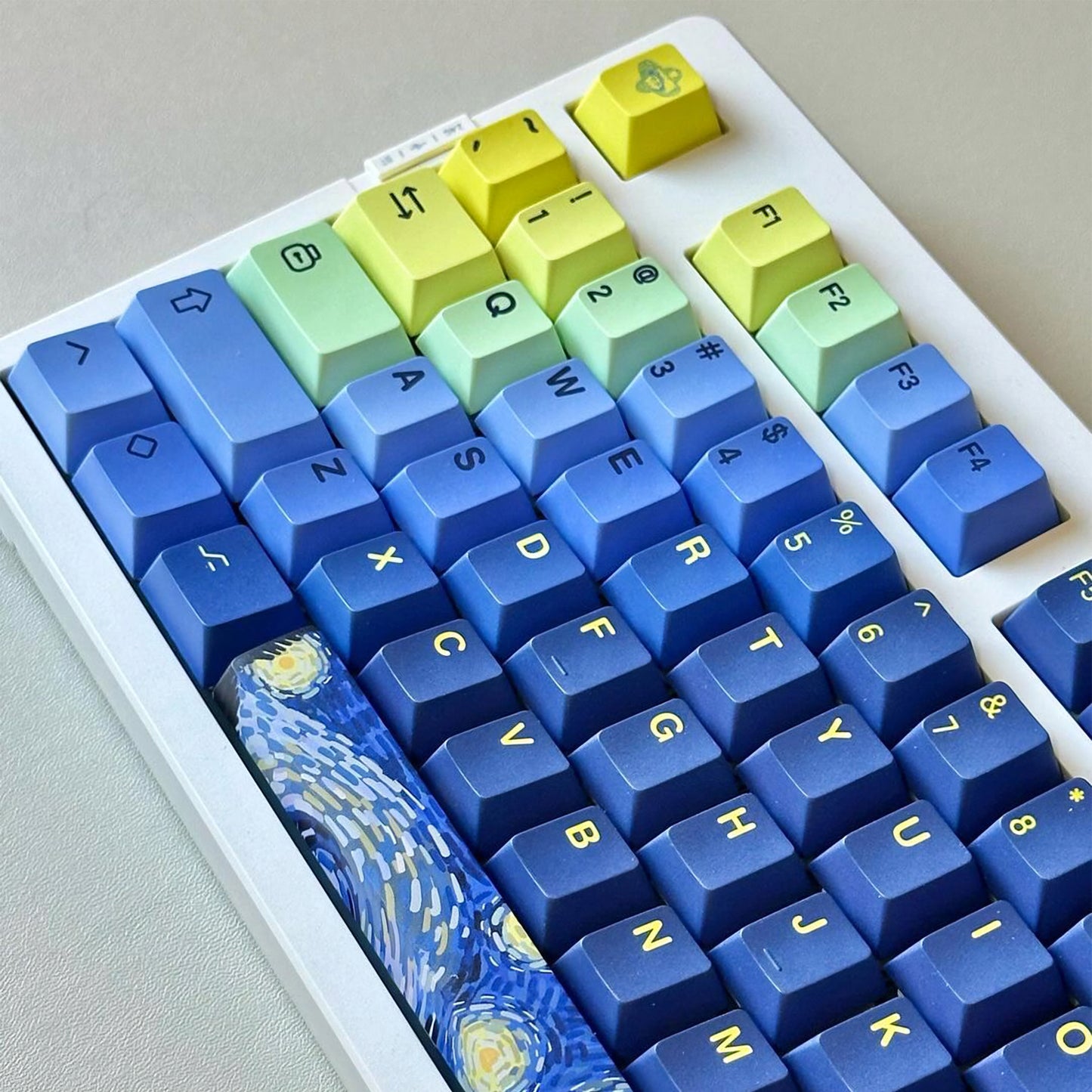 The Starry Night Cherry PBT Keycaps