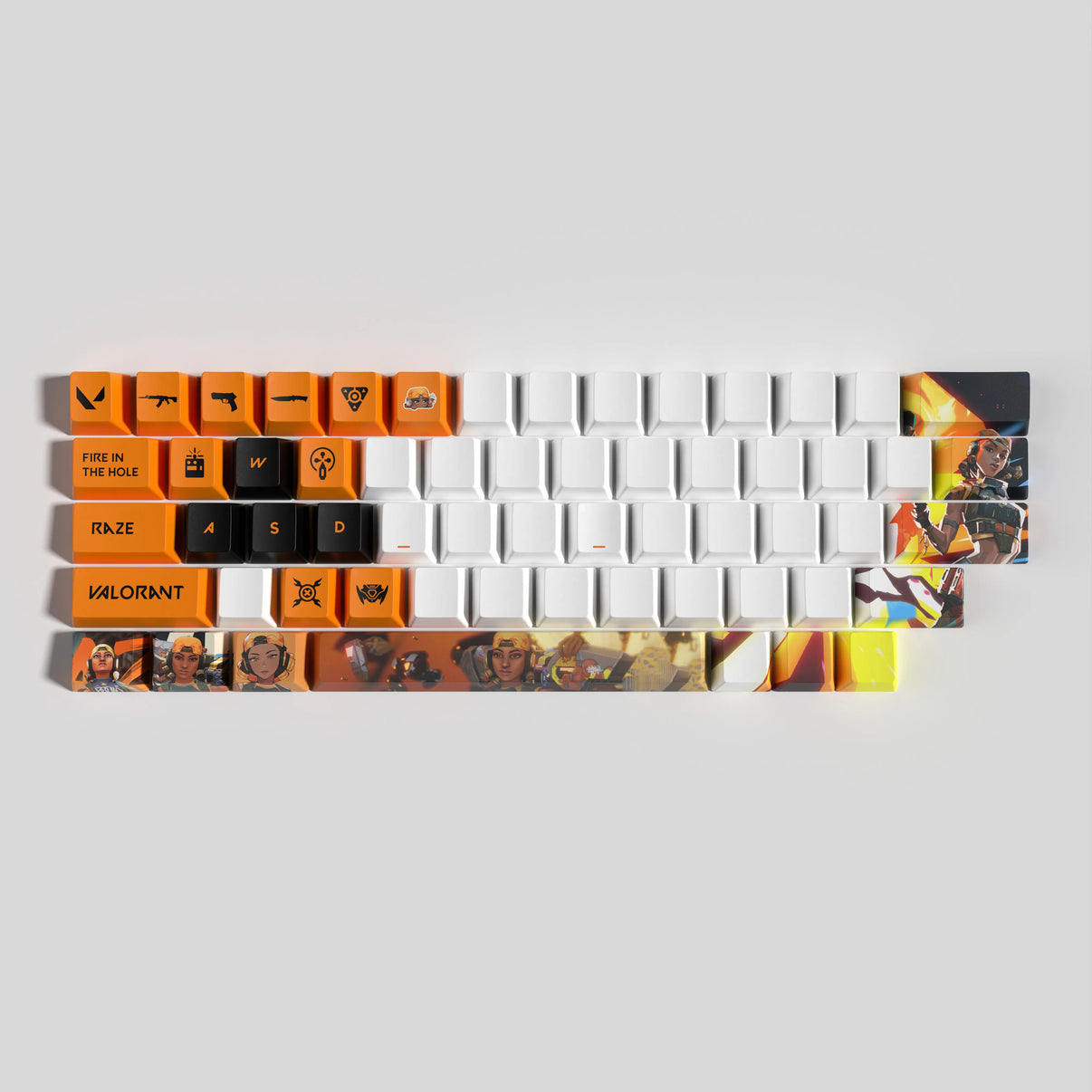 RAZE Valorant Special Edition High Quality Keycaps 33 Keys