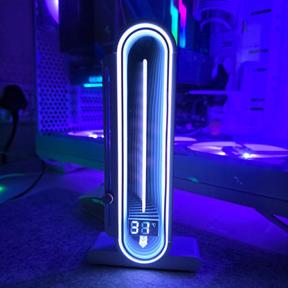 Coolmoon AOSOR Vertical Gpu Stand With Temp Display & Infinity Lens With Magnetic Base