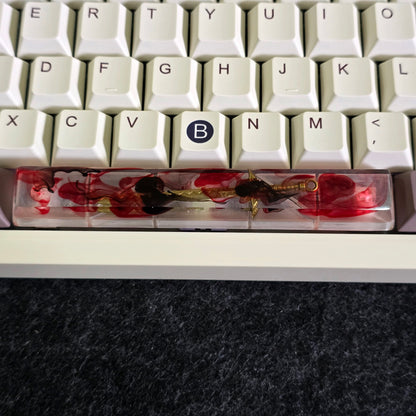 Samurai Sword Resin Spacebar Artisan Keycap  (Read Description)