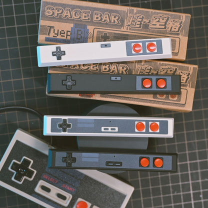 Retro Spacebar Keycaps Classic Controller-Shaped Space Bar ABS 6.25U OEM Profile
