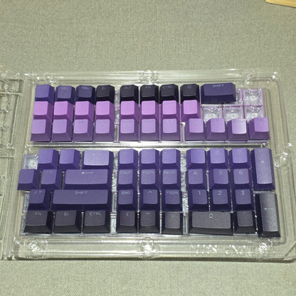 Cyberspace Deep Amethyst Top Backlit OEM PBT Keycaps