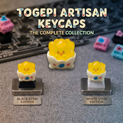 Cute Togepi Bulbasaur Artisan Keycaps
