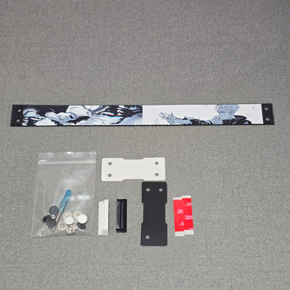 Anime Ribbon Straps with Adhesive And Installation Kit For Keyboard