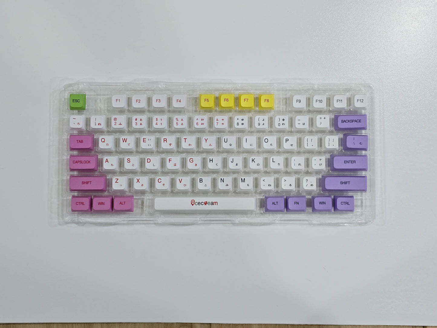 Ice Cream Japanese XDA PBT Keycaps BB Version