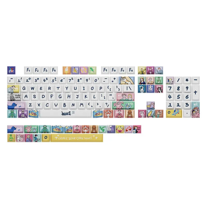Spray XDA/MOA PBT Keycaps V2