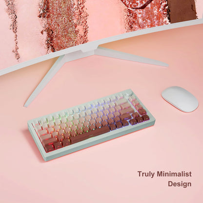 Backlit Copper Blush  Gradient Side Backlit Keycaps XVX Version
