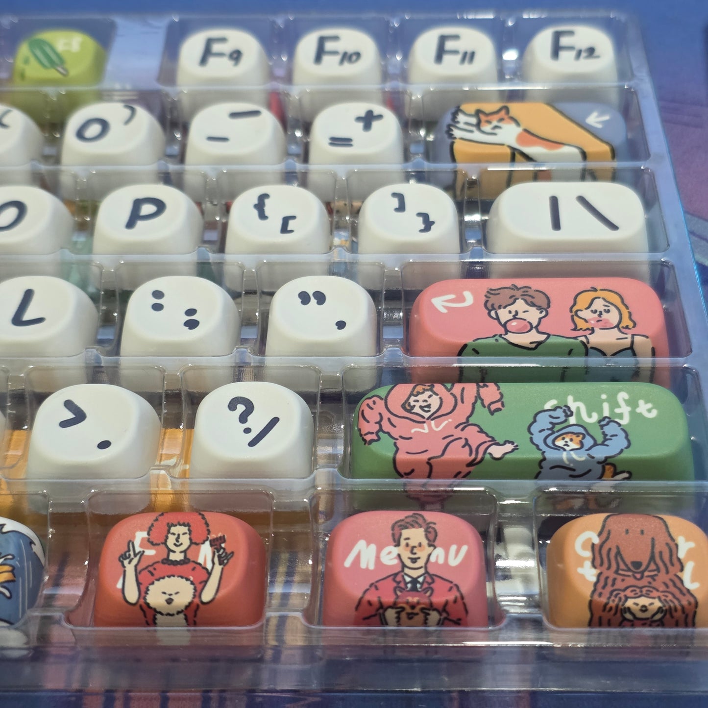 Spray XDA/MOA PBT Keycaps V2