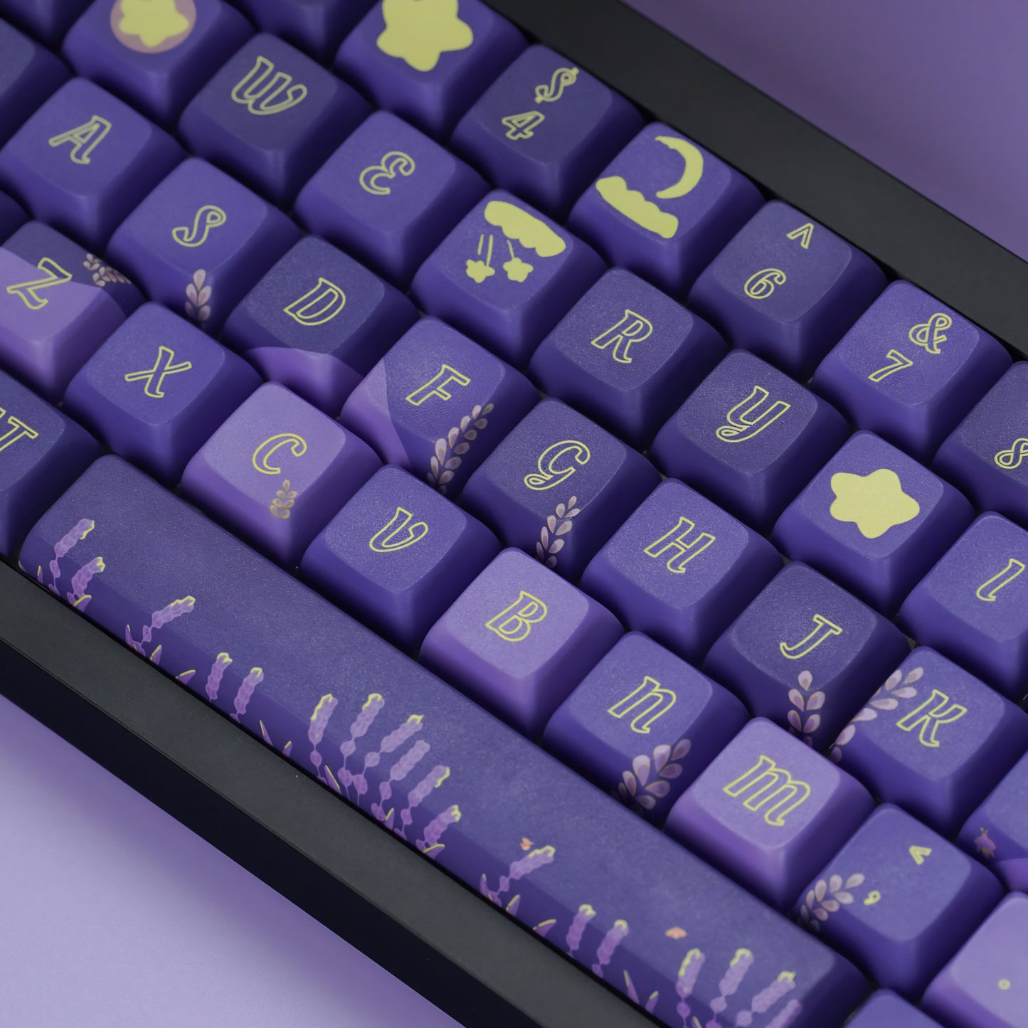 Lavender XDA PBT Keycaps