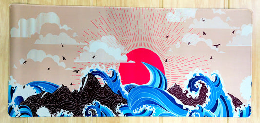 Big Waves Tropical Island Super Smooth Speed XXL Deskmat