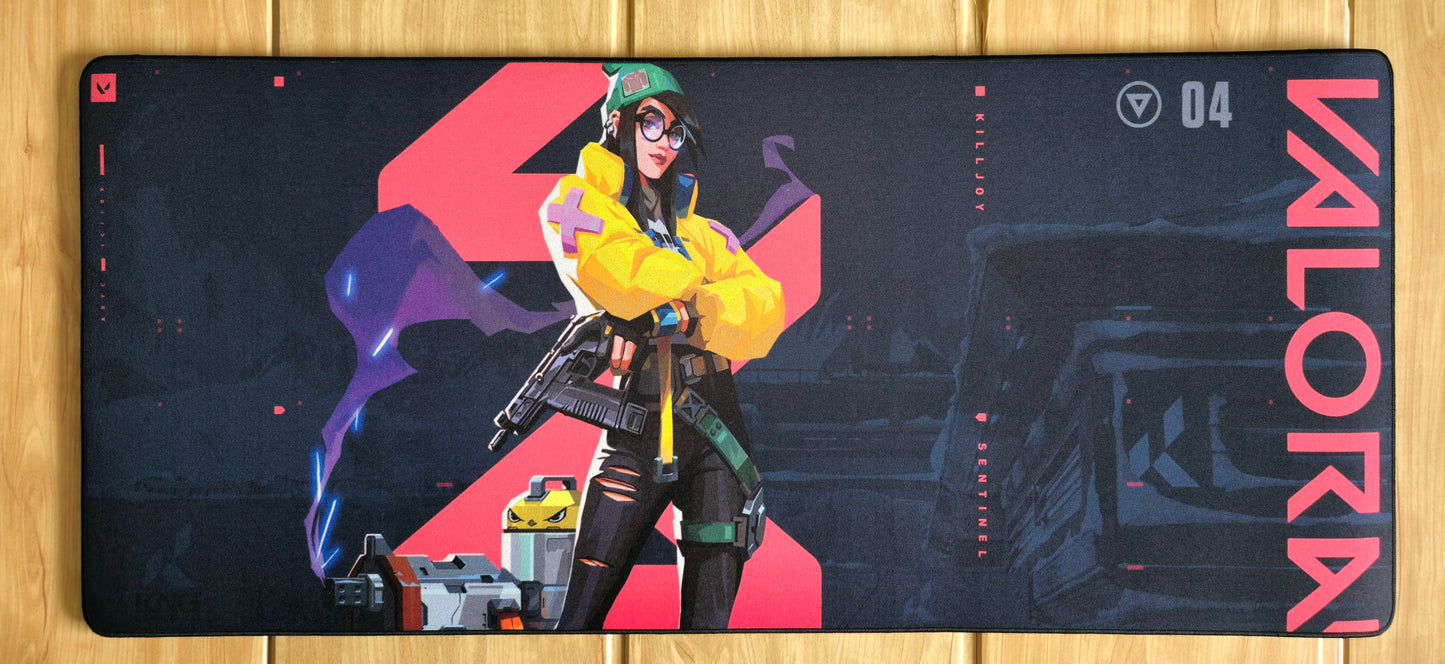 Killjoy Valorant Premium Control Surface XXL Deskmat