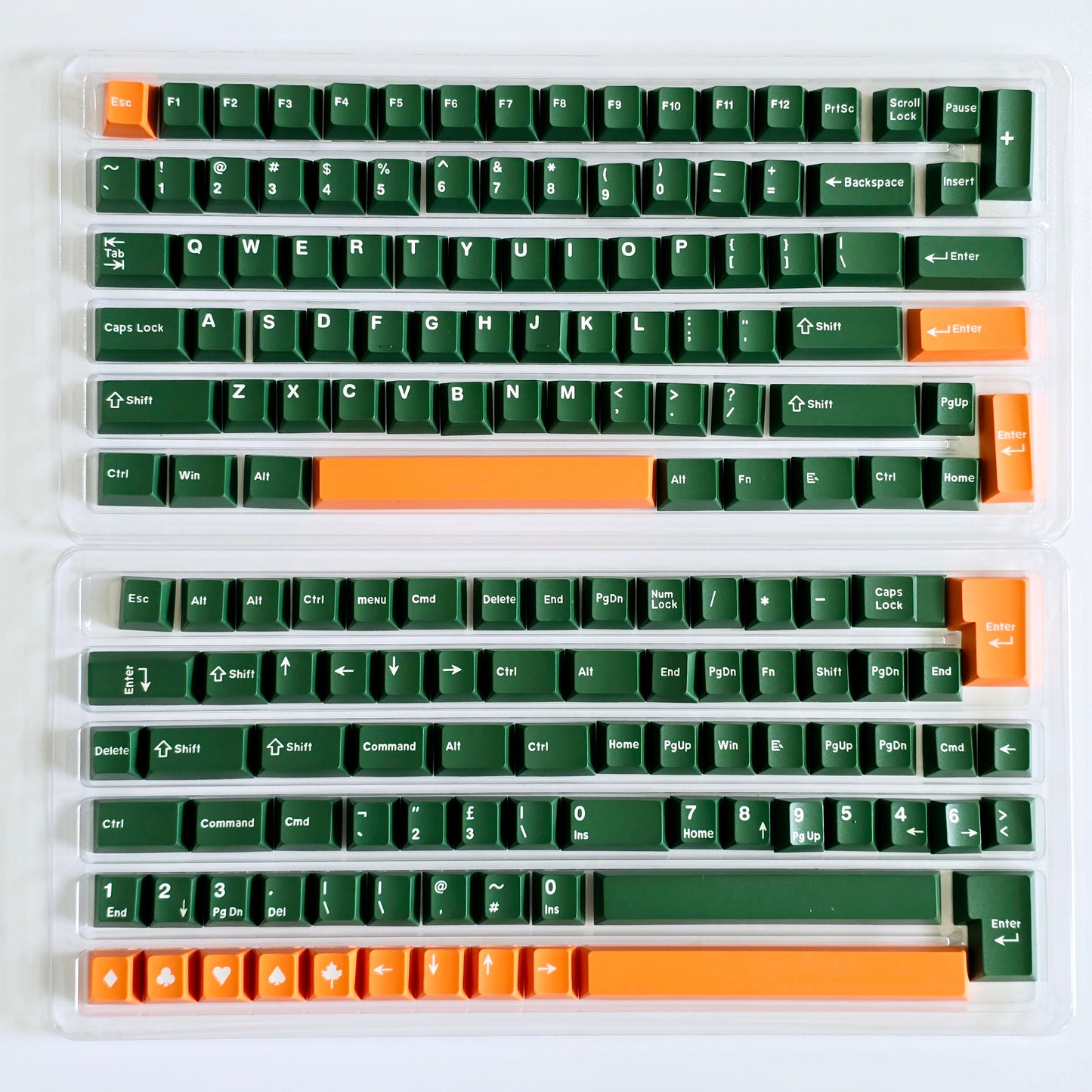 Classic Emerald Quality Cherry PBT Doubleshot Keycaps