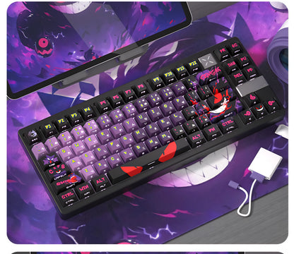 Gengar Dual-tone Shine-through Cherry Profile PBT/PC Keycaps