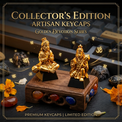 Hanuman Golden Artisan Keycaps