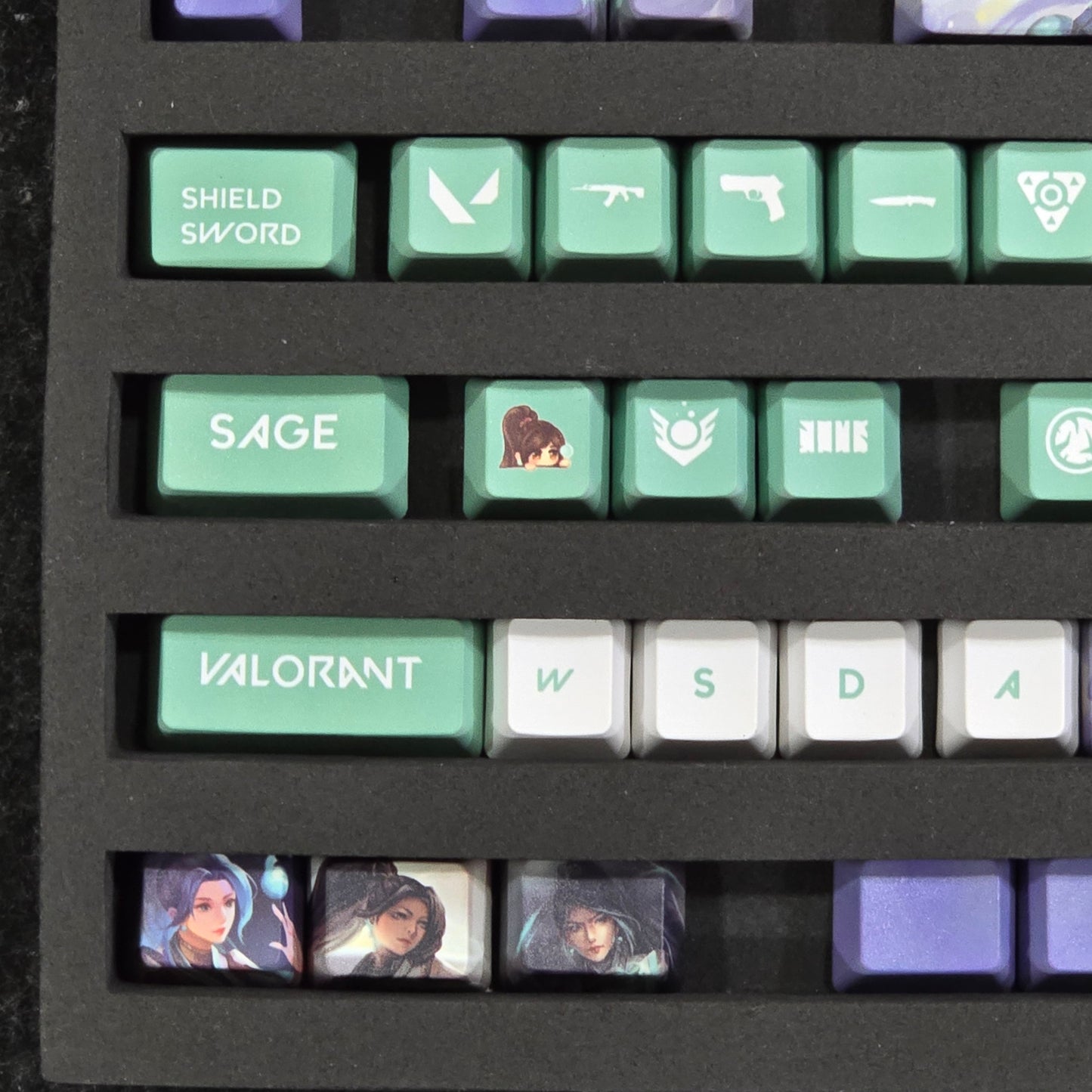 Valorant SAGE Special Edition High Quality Keycaps 33 Keys