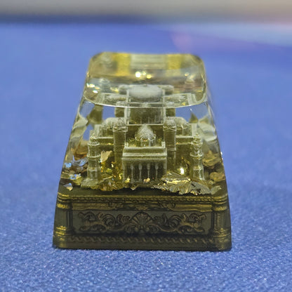 Ancient Egypt Temples Resin Handmade Artisan Keycap 1u