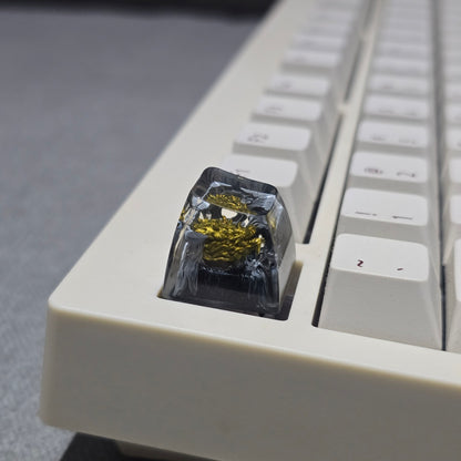 Mythical Golden Dragon Premium 1u Handmade Artisan Keycap