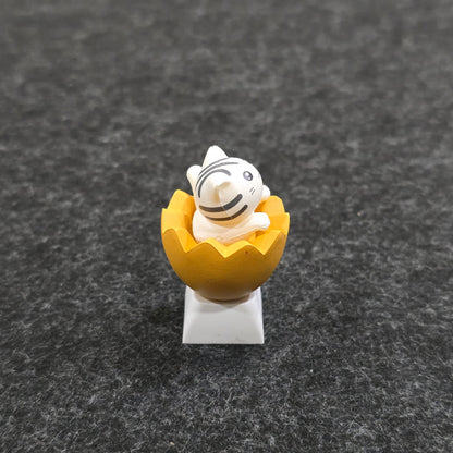 Adorable Cats In Egg Shell Artisan Keycaps