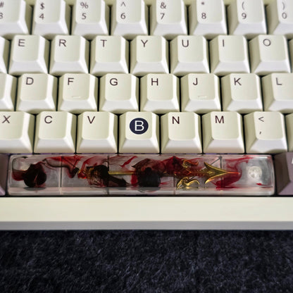 Samurai Sword Resin Spacebar Artisan Keycap  (Read Description)