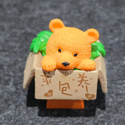 Teddy in Basket Resin Artisan Keycap