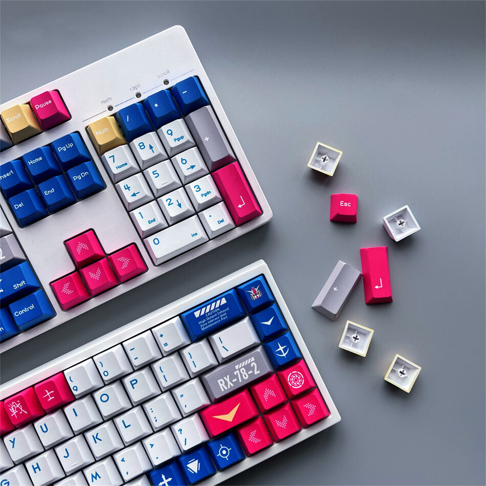 Gundam Theme Cherry PBT Keycaps