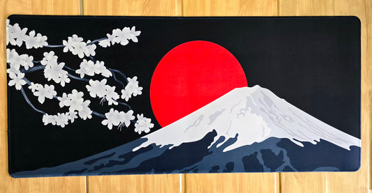 Night Sakura Mountain Super Smooth Speed Edition DeskMat