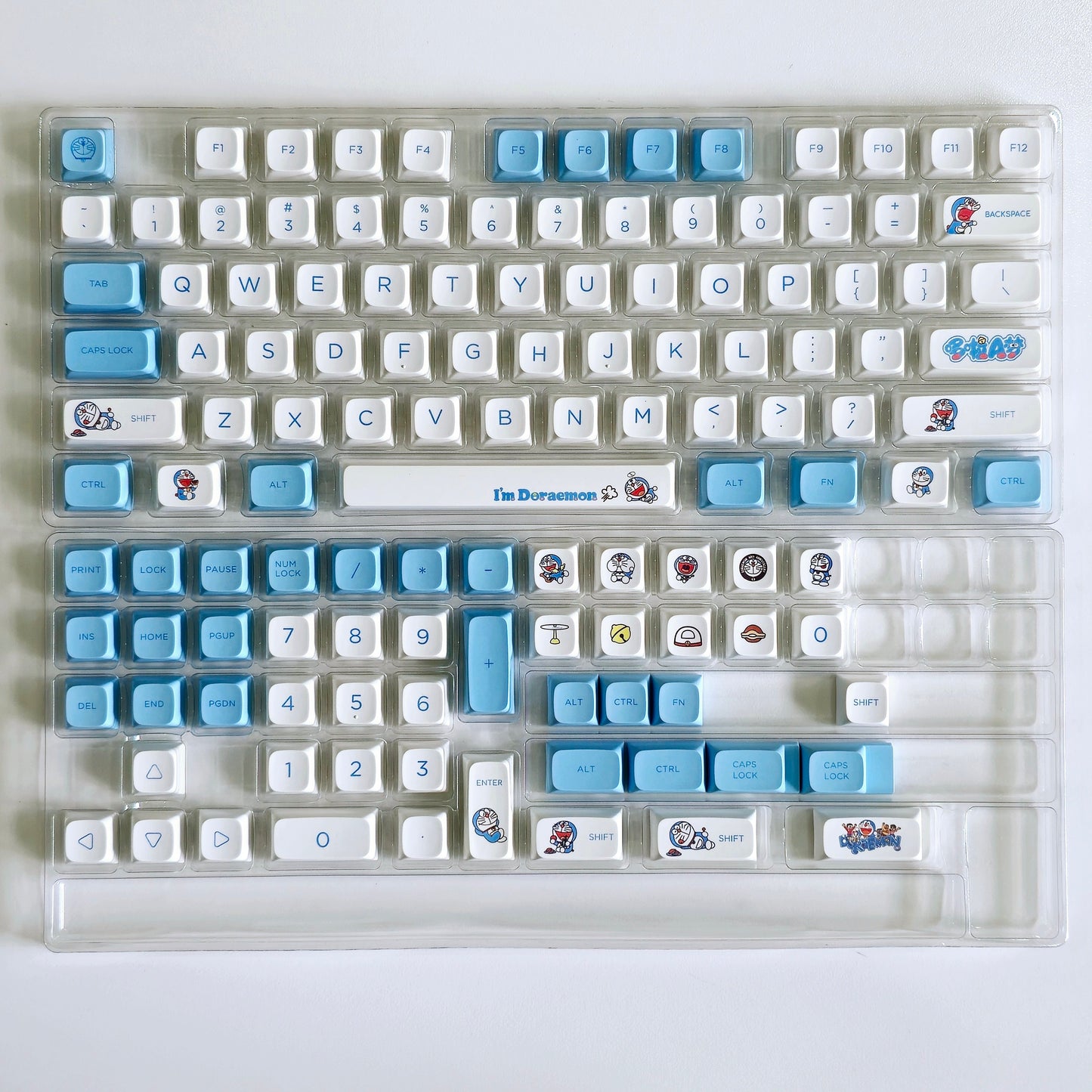 Doraemon XDA PBT Keycaps