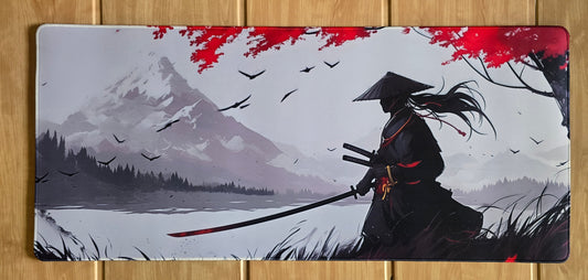 Samurai Warrior With Sword XXL Super Smooth Deskmat