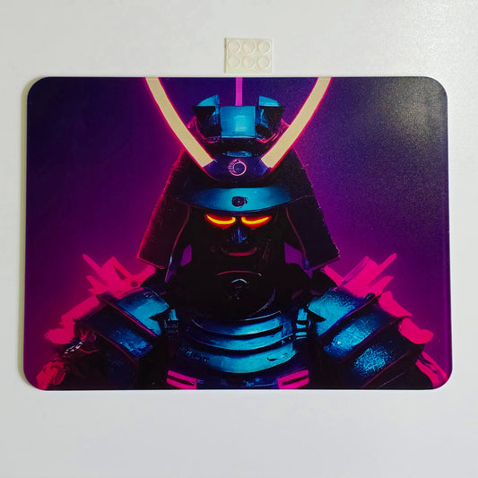 Glass Gaming Mousepad CyberPunk Samurai 35x26x3.2mm