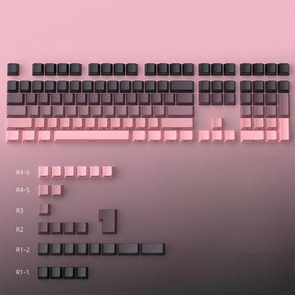 Strawberry Side Backlit OEM Doubleshot PBT Keycaps