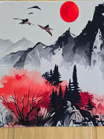 Cherry Blossom Landscape Smooth XXL Deskmat