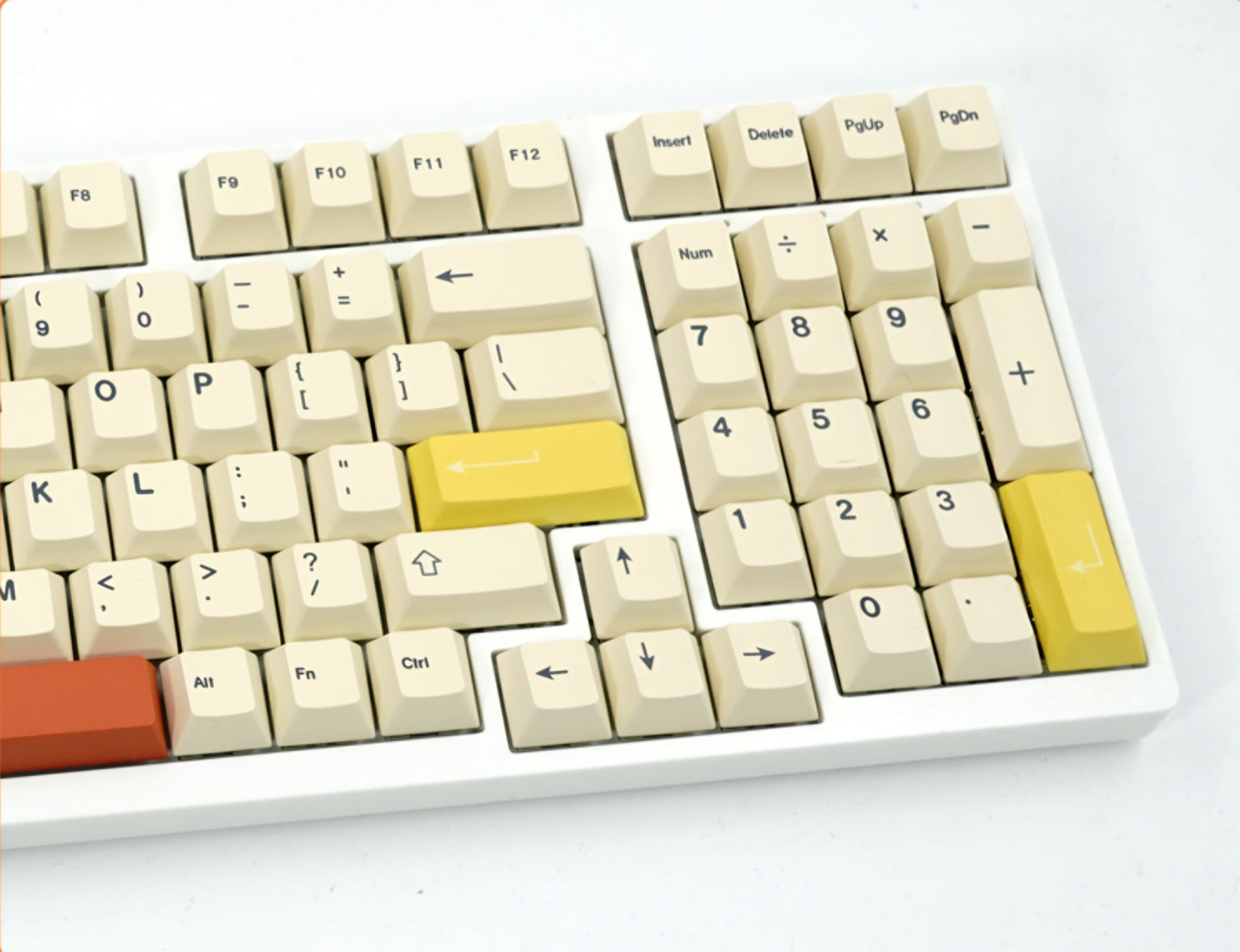 Red Yellow Blue Cherry PBT Keycaps