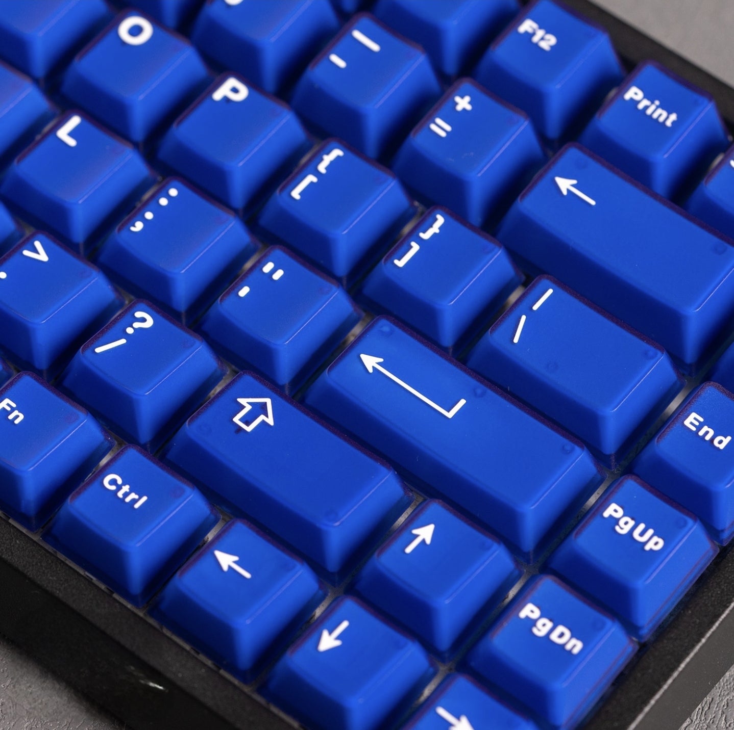 Klein Blue Cherry Double shot keycaps