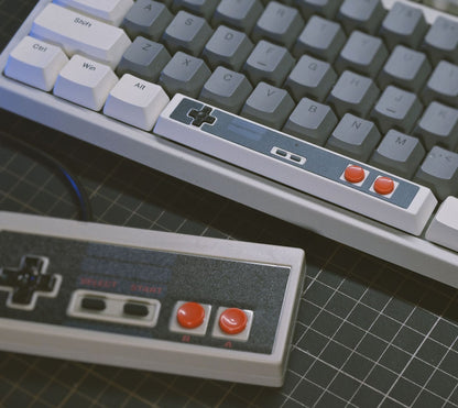 Retro Spacebar Keycaps Classic Controller-Shaped Space Bar ABS 6.25U OEM Profile
