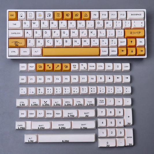 Honey Milk Japanese XDA PBT Keycaps