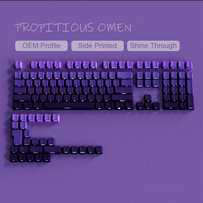 Womier Violet Shade Side Backlit  OEM PBT Keycaps