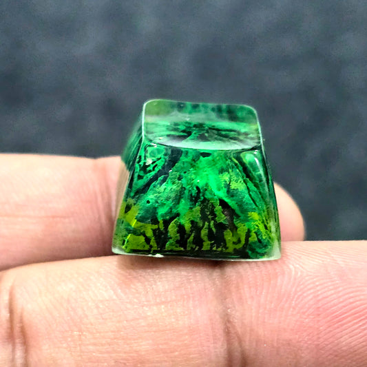 Green Hill Shinethrough Artisan Resin Keycap