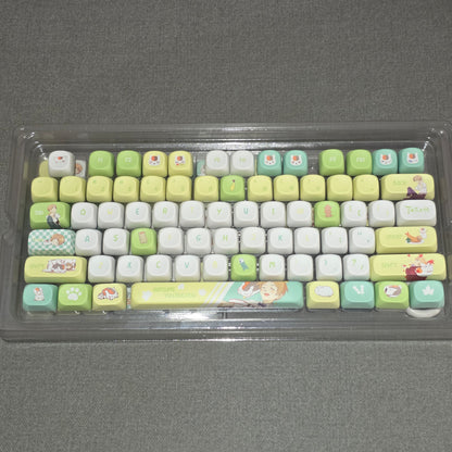 Natsume's Book Of Friends Quality MOA PBT Keycaps