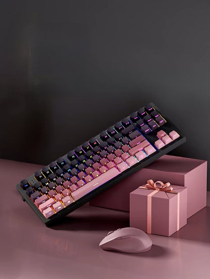 Strawberry Side Backlit OEM Doubleshot PBT Keycaps