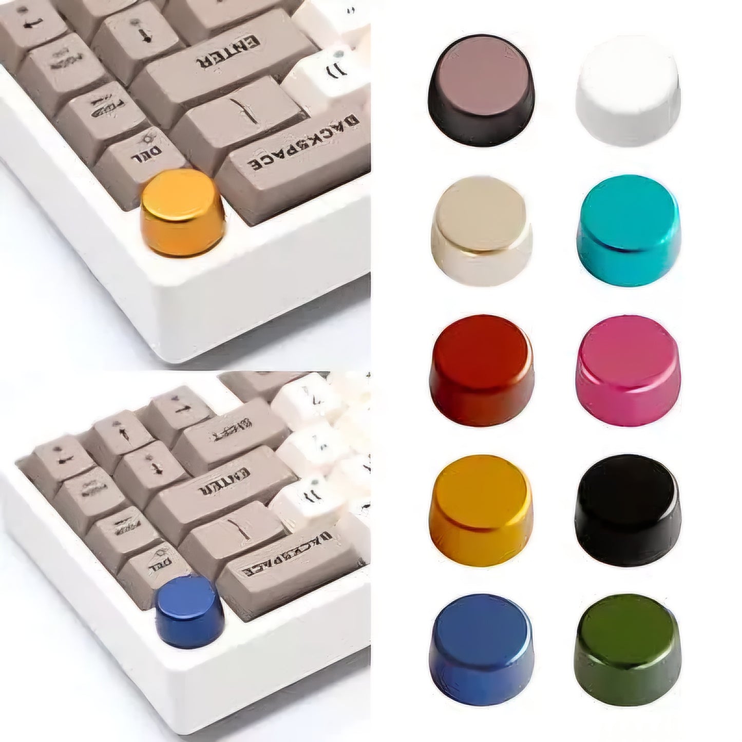 Round Metal Knobs For Mechanical Keyboards FREE SHIPPING