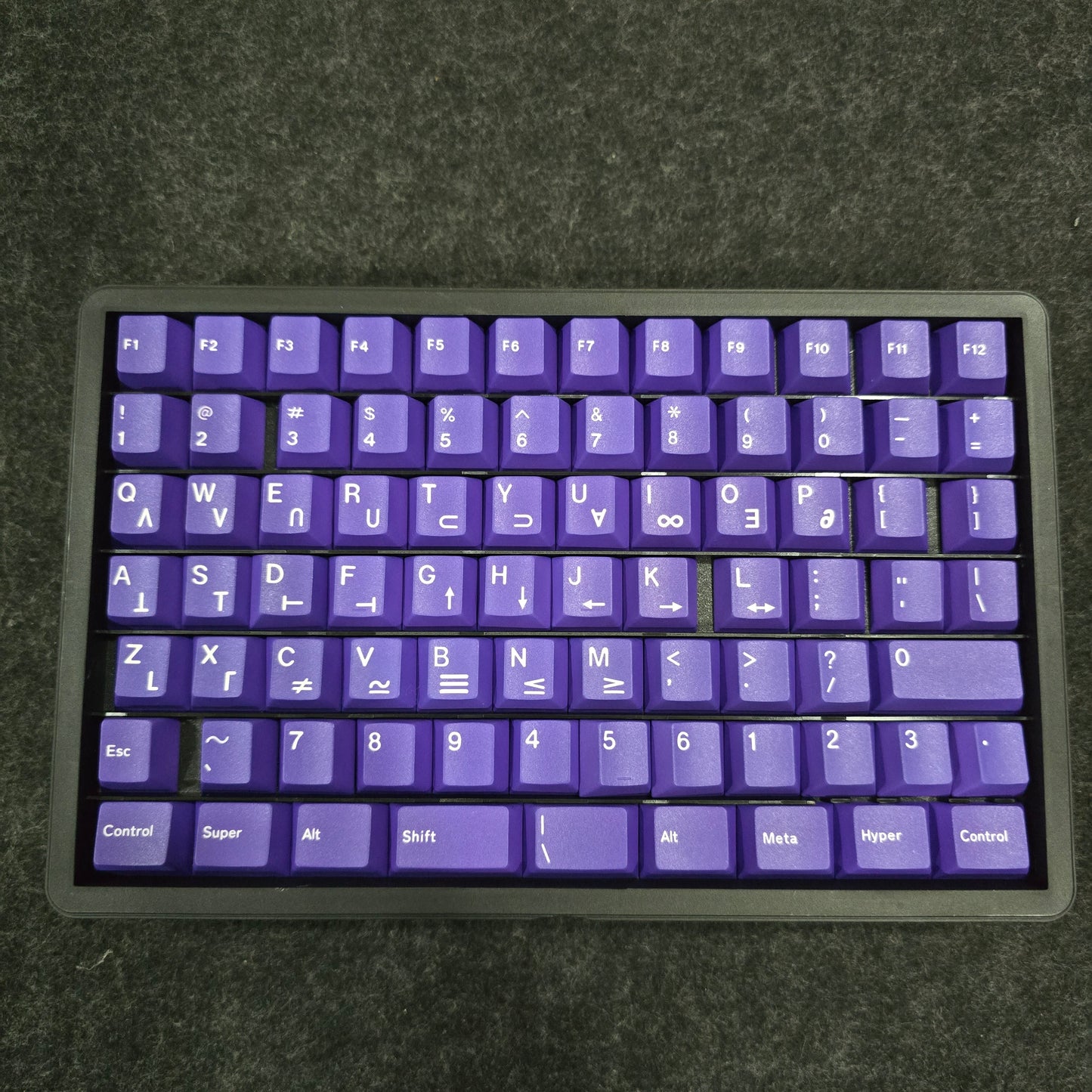 Royal Cadet Inspired Premium Quality Cherry PBT Keycaps With Premium Keycap Storage Box