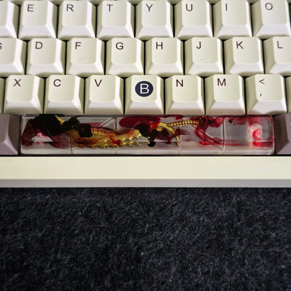 Samurai Sword Resin Spacebar Artisan Keycap  (Read Description)
