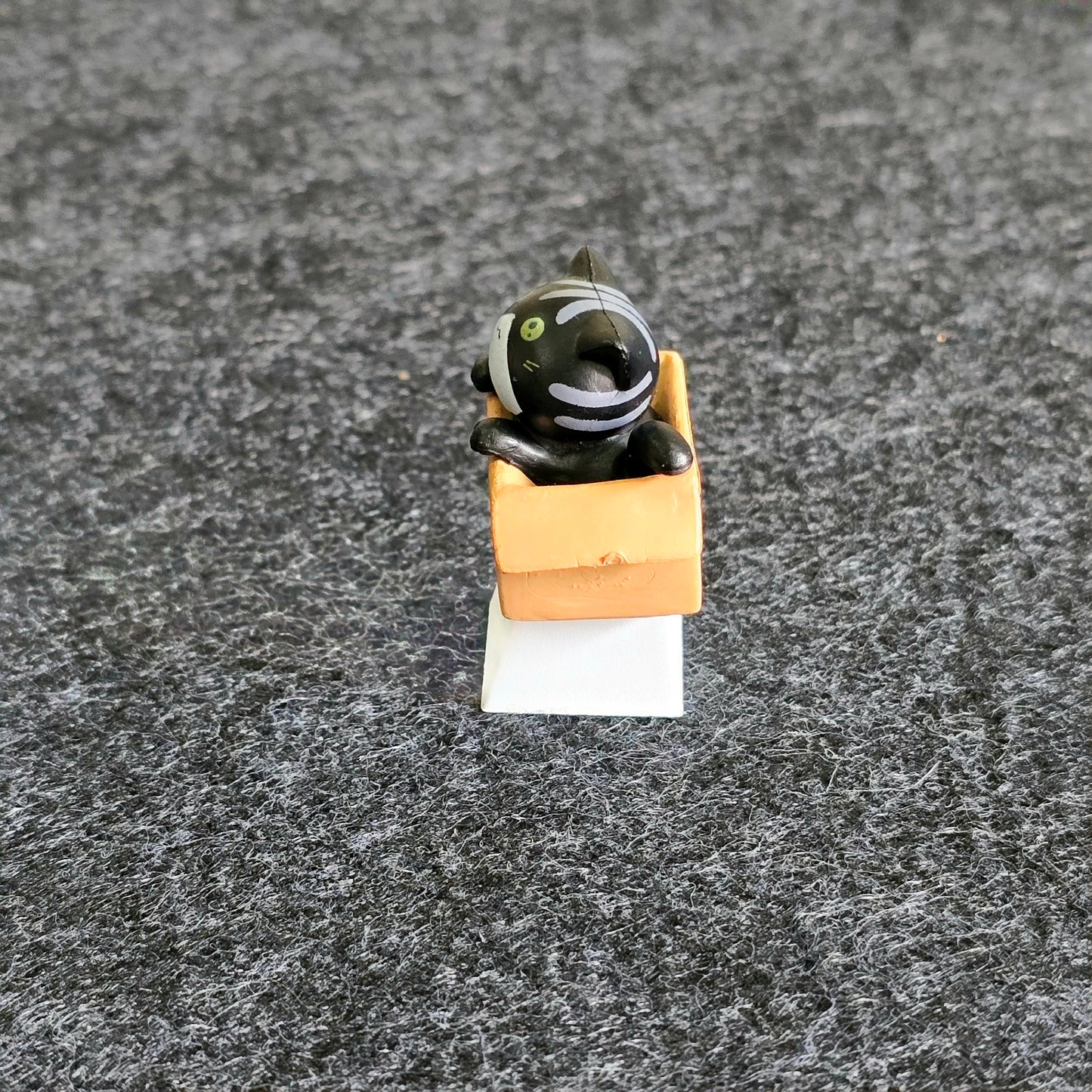 Black Cat In Box Artisan Keycap