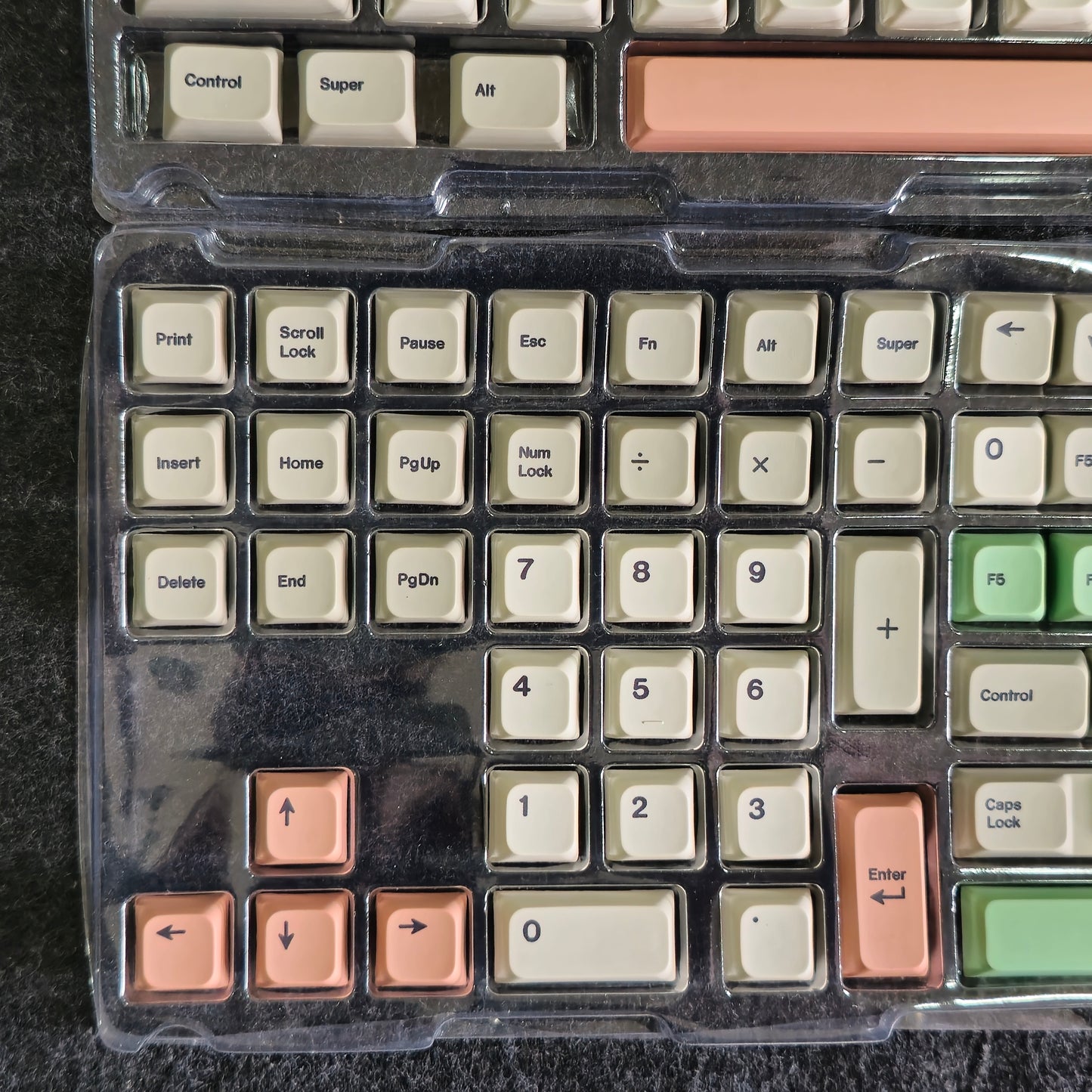 Retro XDA PBT Keycaps BB Version