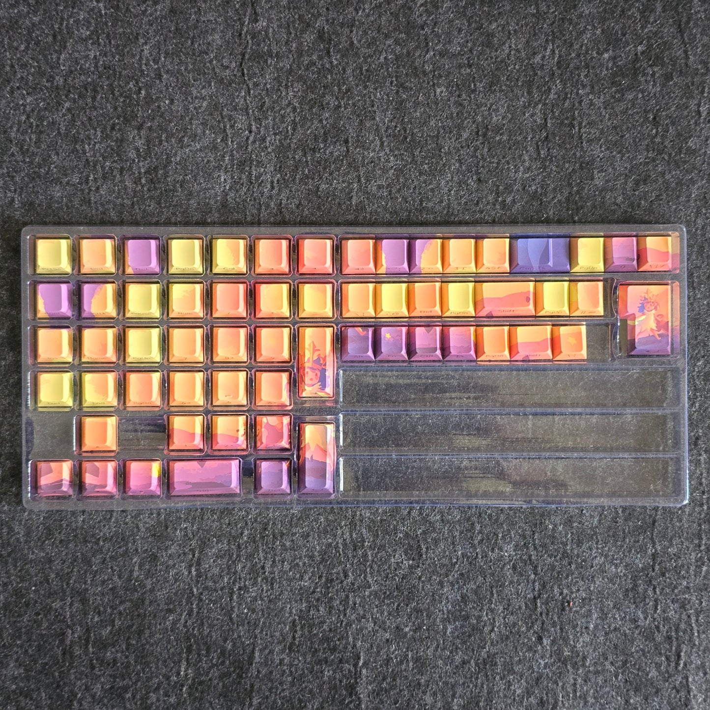 Polaris Side Backlit Doubleshot Cherry PBT