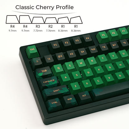 Maple Leaves Cherry PBT Keycaps