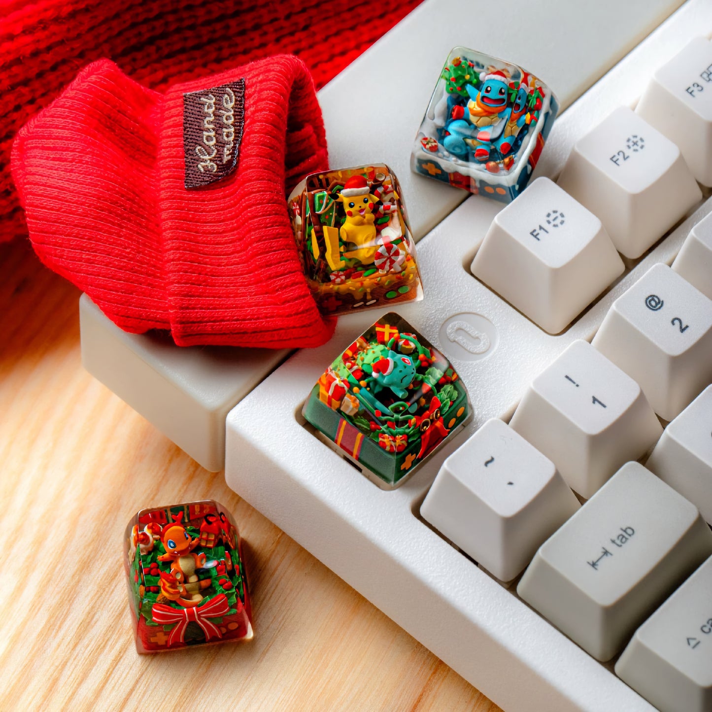 (CLEARANCE ) Pokemon High Quality Resin Artisan Keycaps 1u